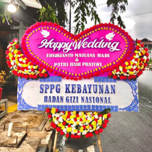 Bunga Papan Wedding